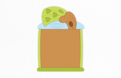 Пробковая доска "Ивы" 78х109 см 46525 галерея 2