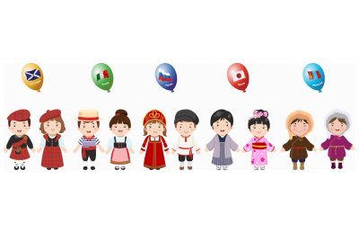 Комплект декораций "Дети Мира" 50983 галерея 1