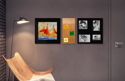 Магнитная панель 50х50 см черная 41410 галерея 4