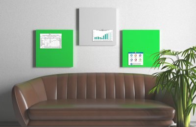 Базовая магнитная панель 50х50 светло-серая 41927 галерея 3