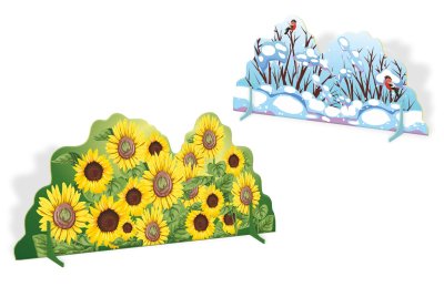 Комплект двусторонних декораций “Лес. Лето-Зима” 51505 галерея 3