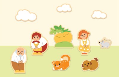 Комплект декораций "Репка" 51551 галерея 1