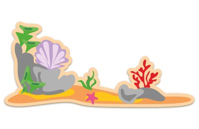 Комплект декораций "Под водой" 51657 галерея 3