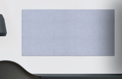 Стенд из эко-войлока 60х120 см. Бледно-васильковый ЭС-09.60120 галерея 1