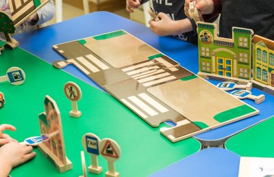 Макет дороги с элементами из натурального дерева 40671 галерея 3