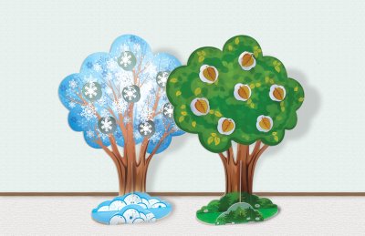 Дерево-многофункциональное "Четыре Сезона" 43908 галерея 2