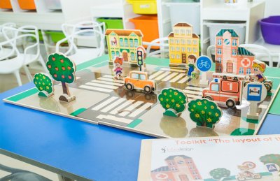 Макет дороги с элементами из натурального дерева 40671 галерея 2