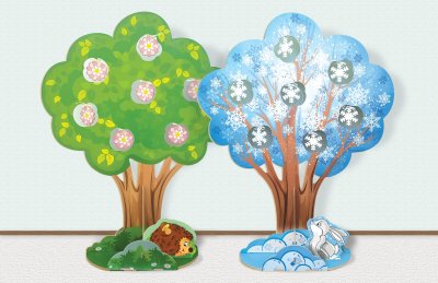 Дерево-многофункциональное "Четыре Сезона" 43908 галерея 6