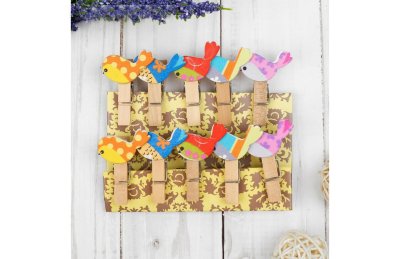 Прищепки декоративные для подвеса "Весенние птички" 3949369С галерея 1