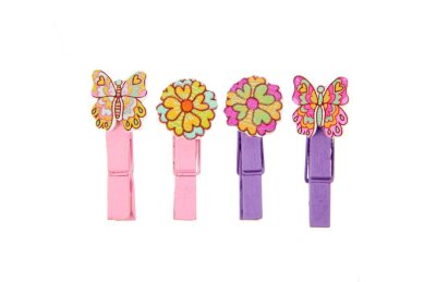 Набор декоративных прищепок «Цветы и бабочки»  1499476С галерея 1