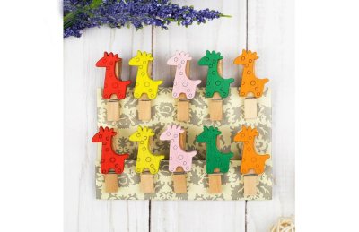 Прищепки декоративные  для подвеса "Жирафы" 3949367С галерея 1