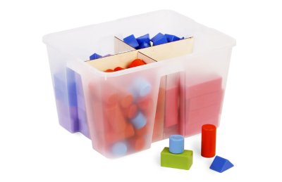 Геомертические фигуры 80 деталей в системе хранения Игротека 7109рос галерея 2