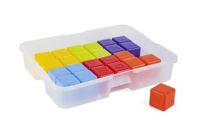 Комплект кубиков с буквами 24 шт / в системе хранения Игротека 7110рос галерея 1