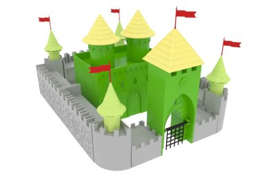 Конструктор Рыцарский замок / 100 деталей в системе хранения Игротека 7132рос галерея 1