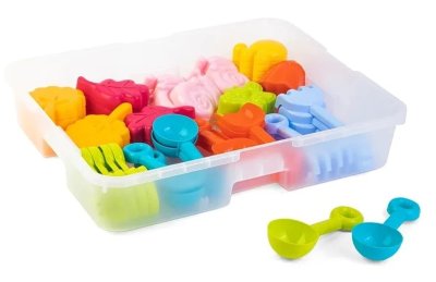 Комплект инструменты и формочки "Лесные" для игр с песком 50 шт. в системе хранения 7136рос галерея 5