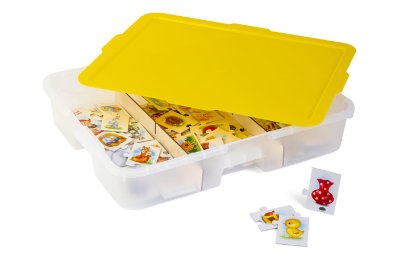 Комплект логических игр Малыш / 3 комплекта в системе хранения Игротека 7223рос галерея 2