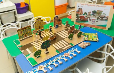 Макет дороги с элементами из натурального дерева 40671 галерея 1