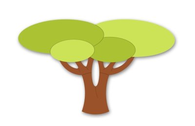 Декорация "Облачное дерево" 216х131 см 46641 галерея 2