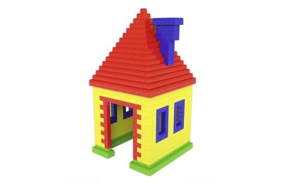 Крупногабаритный конструктор Мультистрой / 675 деталей 8003Р галерея 2