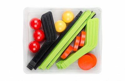 Комплект Клюшка, шайба, мяч 18 деталей / в системе хранения 7126рос галерея 2