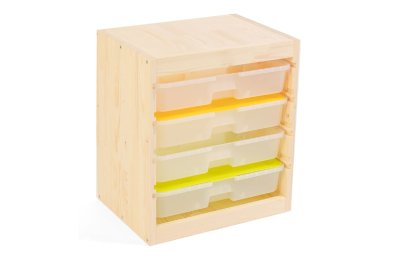 Игровой стеллаж 520х460 с комплектом контейнеров №1 / система хранения Игротека 8518рос галерея 2