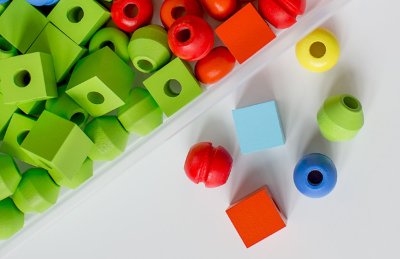 Конструктор - шнуровка Геометрия 200 деталей / в системе хранения 8705Р галерея 1