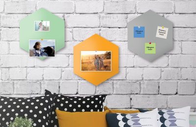 Магнитная панель"Сота" 40х40 коричневая 42562 галерея 2