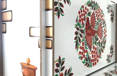 Декорация "Печь" объемная 41715 галерея 1