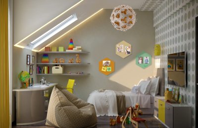 Магнитная панель "Сота" ментоловая 42519 галерея 1