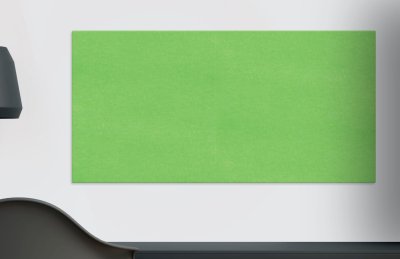 Стенд из эко-войлока 60х120 см. Салатовый ЭС-14.60120 галерея 1