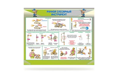 Стенд "Ручной слесарный инструмент"