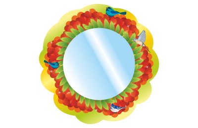 Зеркало "Рябинка"