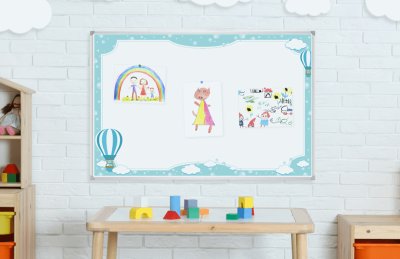 Наклейка для доски 70x50 cм “Весёлые Шары“