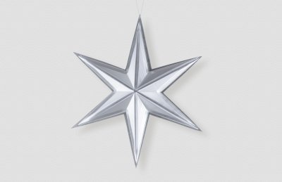 Звезда-остроконечная-серебро
