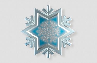Снежинка-иней