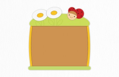 Пробковая доска "Божья коровка" 118х116 см