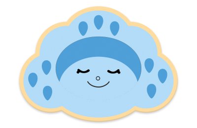 Декорация "Облачко" 56х40 см