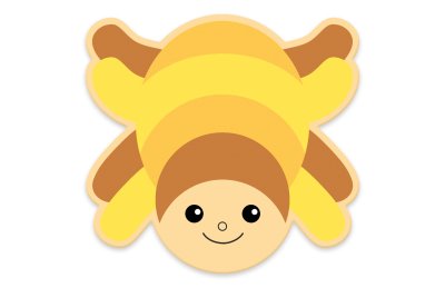 Декорация "Паук Карел" 60х57 см