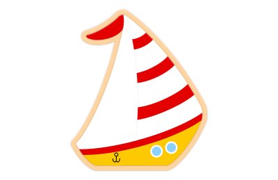 Декорация "Парусник" 62х73 см