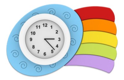 Настенные часы "Облачко и Радуга"