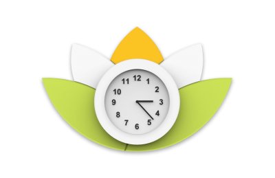 Настенные часы "Лилия"