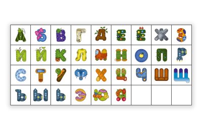 Поле для многофункционального стола «Алфавит» 135х60 см