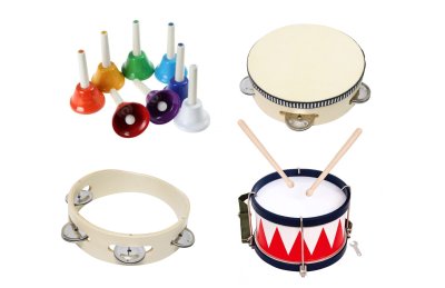 Комплект детских музыкальных инструментов №1. Для младших и средних групп.