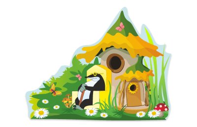 Декоративный элемент "Домик Крота"