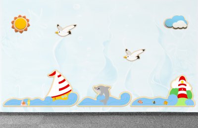 Комплект декораций "На волнах"