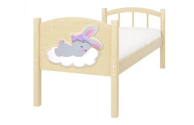 Кровать одноярусная "Зайка"