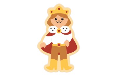 Декорация "Король" 51х82 см