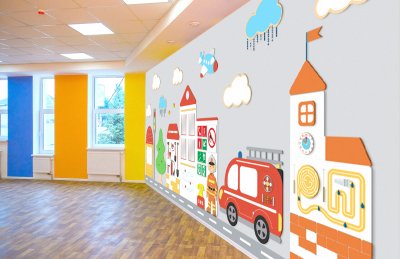 Комплект развивающих профориентационных панелей "Служба спасения"