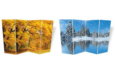 Двусторонняя ширма "Осень-Зима" 