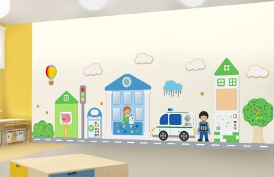 Комплект развивающих профориентационных панелей "Банк"